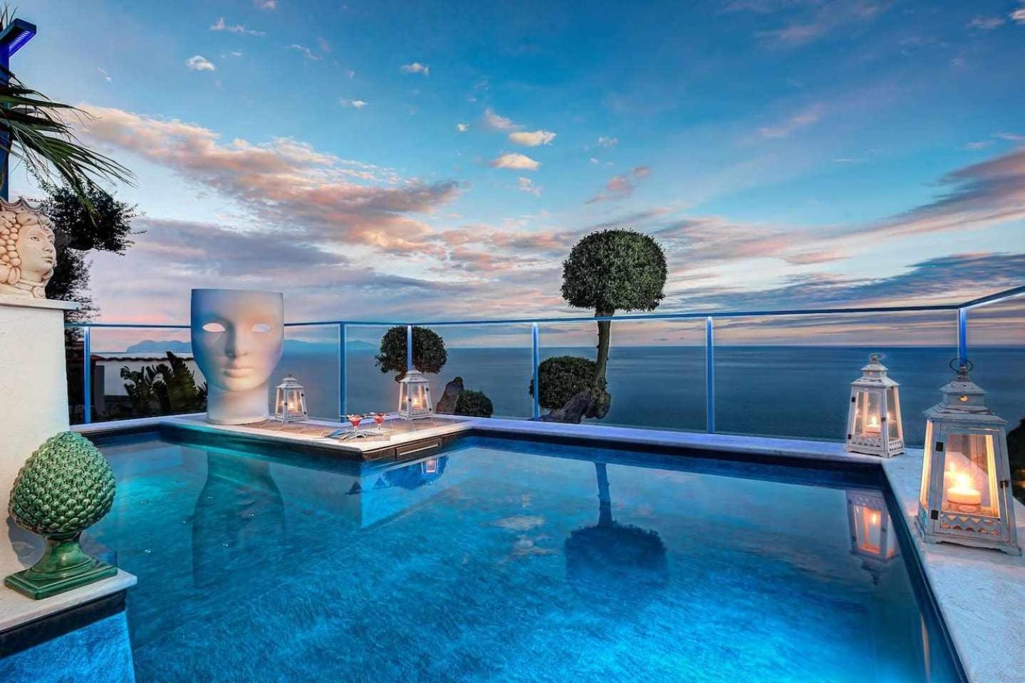 Villa Islamorada Pool And Sea View Масса-Лубренсе Екстер'єр фото